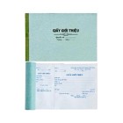 Giấy giới thiệu 1 liên 13x19cm 