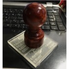 Dấu cán gỗ 6x6,5cm