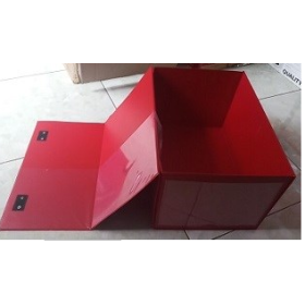 Bìa hộp si đúc 20cm màu đỏ