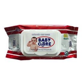 Khăn giấy ướt Baby Care 80 tờ