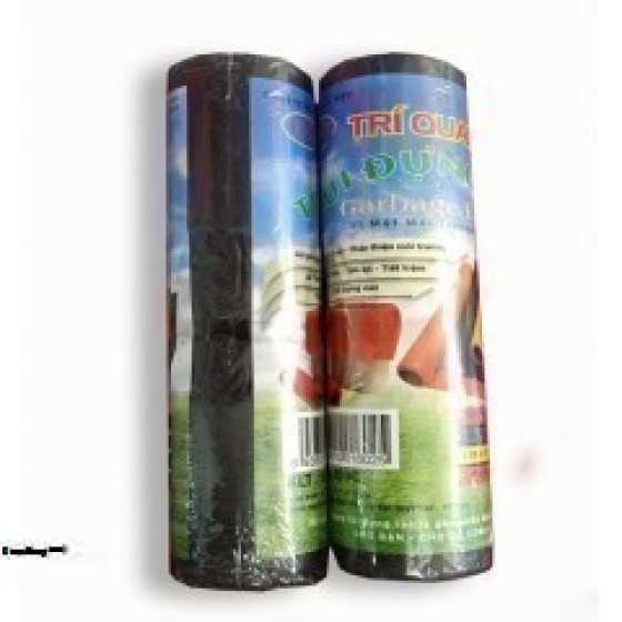 Bao rác 2 cuộn đen 