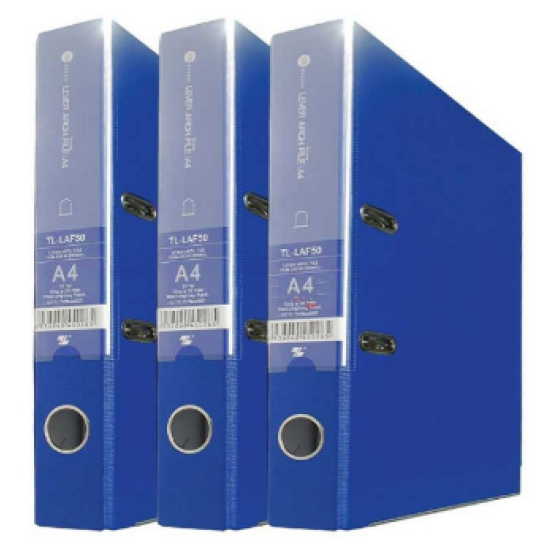 Bìa còng DK 7cm 2 mặt F4 xanh dương 
