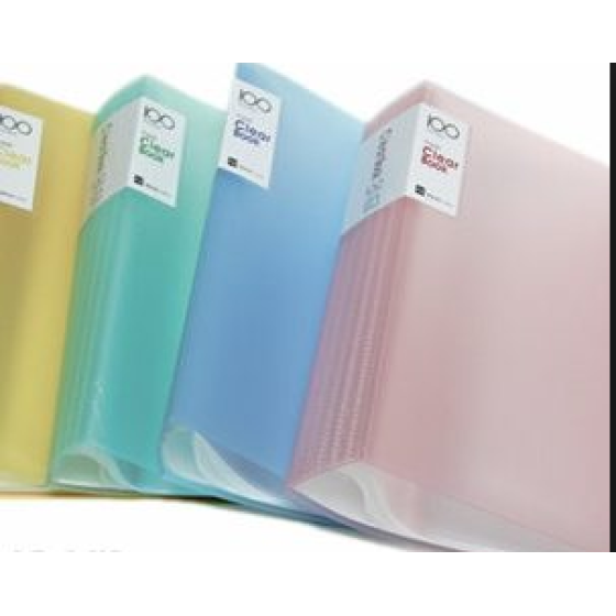 Bìa nhựa trong 100 lá Clear Book VC 