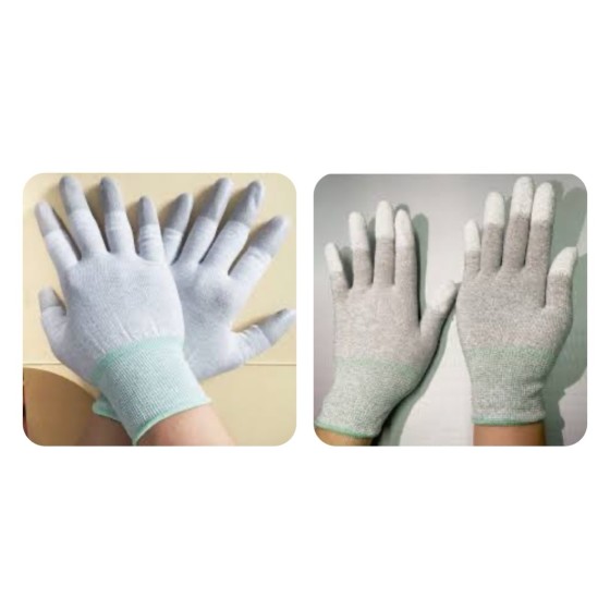 Găng tay phòng sạch Polyester PU tráng phủ chống trượt (dày) 