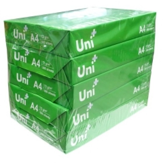 Giấy A4 Uni Plus 72 gsm màng co 