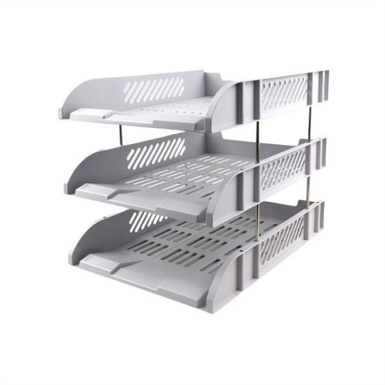 Kệ hồ sơ 3 tầng nhựa Deli E9217 