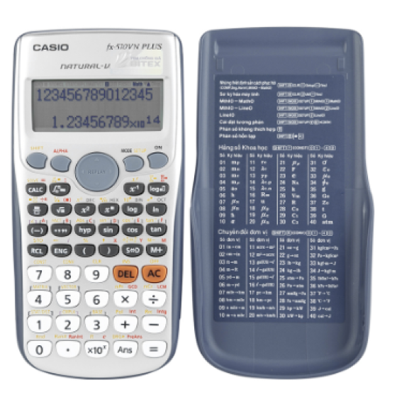 Máy tính Casio FX 570 VN Plus chính hãng 